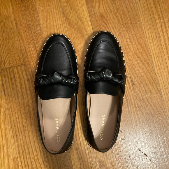 NIB Cole Haan Espadrille loafers, black 6.5 - Picture 1 of 4